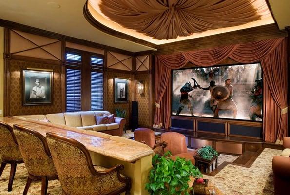 Custom Home Theater, Palm Beach Gardens, FL