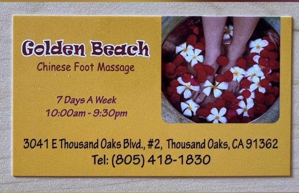 Golden Beach Chinese Foot Massage