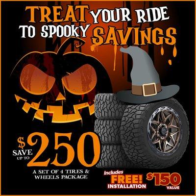 Treat Your Ride To Spooky Savings! Shop Our Halloween Tire Sale Event Now!