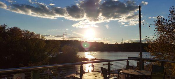 sunset from the roof