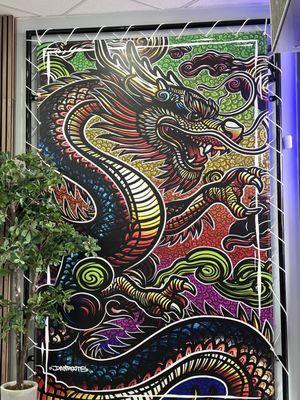 Dragon mural