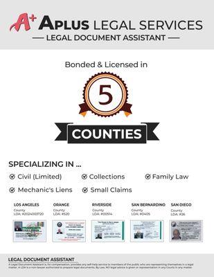 Legal Document Assistant--We prepare Legal Documents.