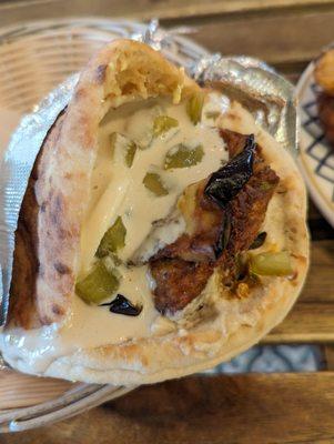 Sabich pita sandwich