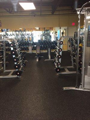 Very clean gym!