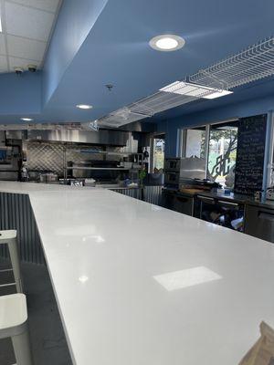 Kitchen of restaurant