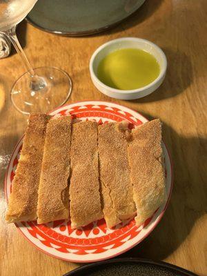 For the table - bread and evoo