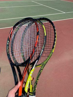 Strung racquets