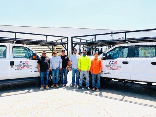 A-CO Temporary Power, Inc crew is always ready to provide excellent customer service and a cost efficient, effective temporary power system.