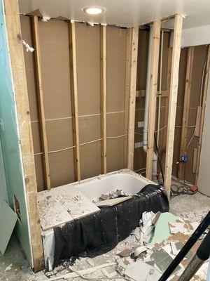 Bathroom renovation