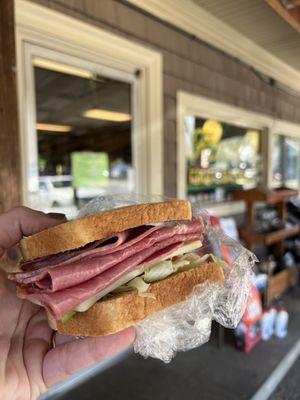 Corned beef on rye