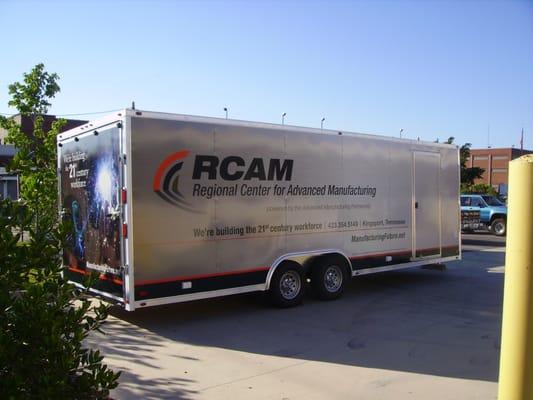 Let us design a vehicle wrap for your organization.