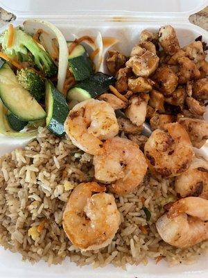 Hibachi Chicken and Shrimp