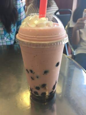 Strawberry Smoothie Boba