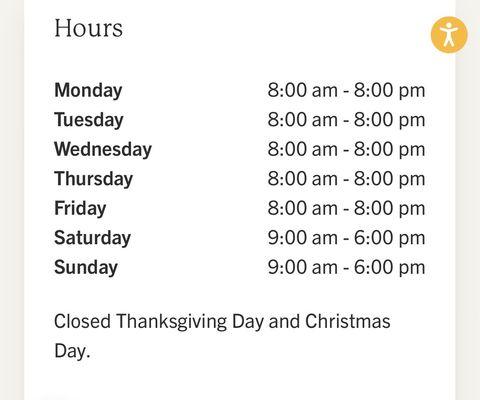 Office is open for walk ins these hours (Dr. Gregor isn't there all of the days/hours)