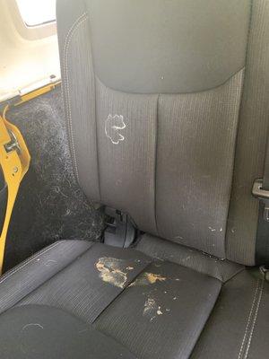 "We don't clean the seats when you pay $70 for an interior super clean"