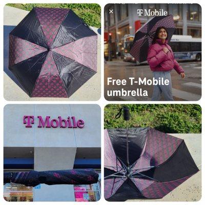 Umbrella from T-Mobile Tuesday  01-24-2023