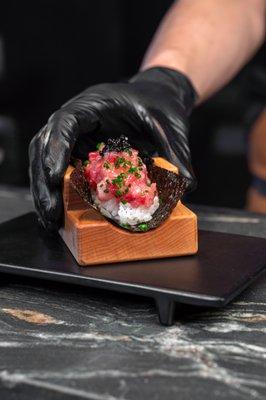 Toro & Truffle Hand Roll