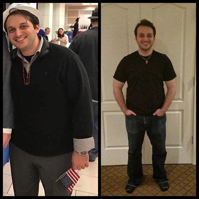 Go Andrew!! He has lost so much weight and has been working so hard!!