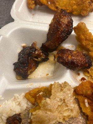 Soggy greasy plantains