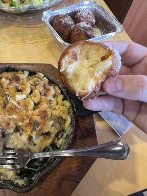 Mushroom Mac and Cheese Mac and Cheese balls