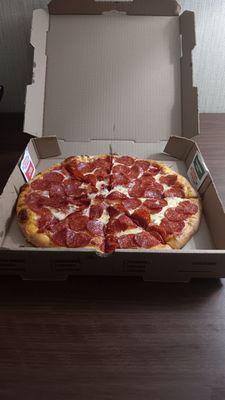 The Pepperoni Lovers Pizza