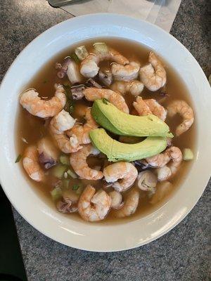 Shrimp and Octopus Cocktail