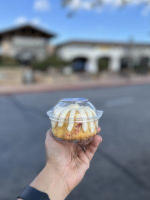 White Chocolate Raspberry Bundtlet