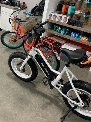 Our new E bikes!