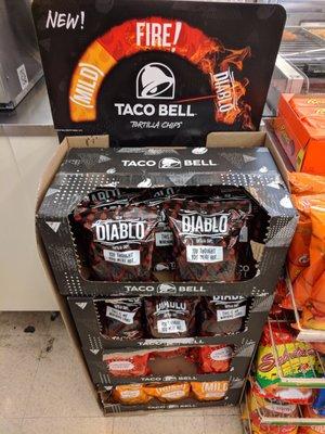 Vegan Taco Bell chips diablo fire mild