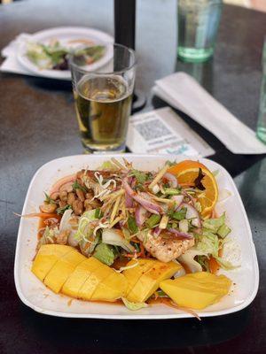 Mango Salad with Salmon