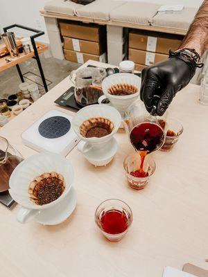 Coffee tasting