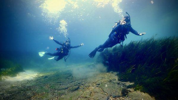 Scuba diving