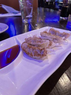 Pan fried pork gyoza