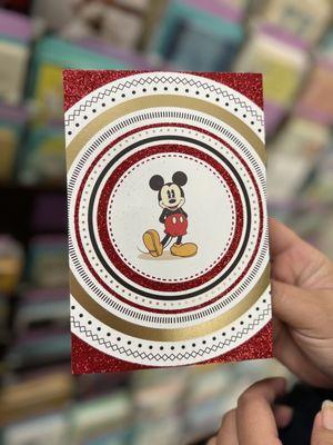 Mickey themed Thank You card for my sister's management team.