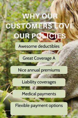 Why our customers protect their homes with us...