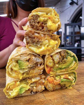 Breakfast burritos