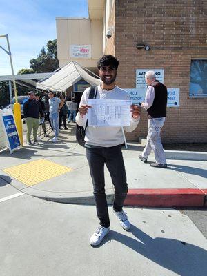 Passed 1st attempt, the driving exam in SF March 20th, 2024