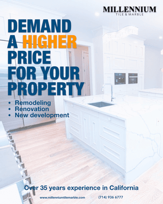 If you are thinking about selling your house, you will be able to demand a higher price with a remodeled kitchen and bathroom.