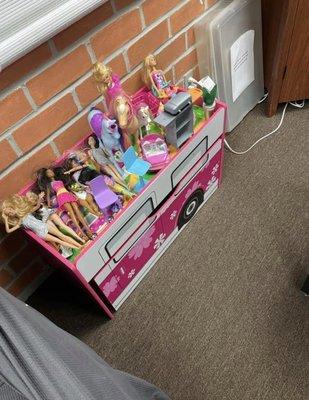 This is part of our Barbie land.