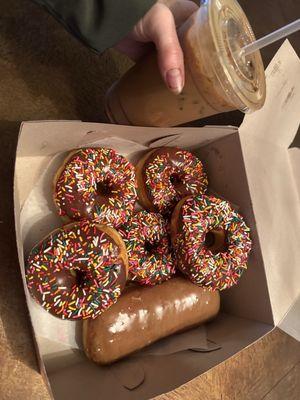 Donuts & Vietnamese ice coffee