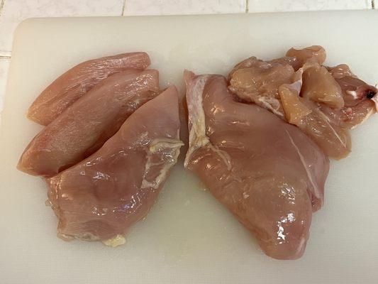 One Stop Halal Thawed Chicken Breasts