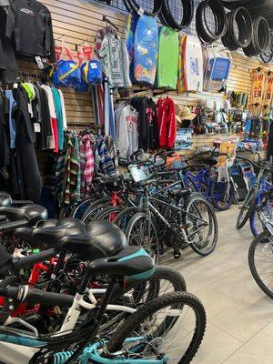 lots of bike options!