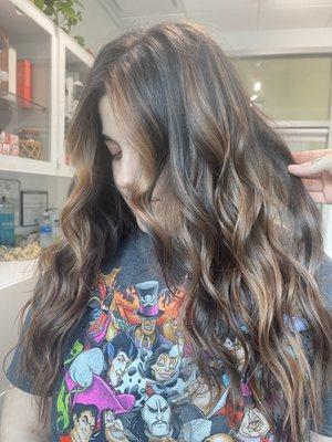 Warm balayage