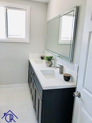 His and Hers Vanity Sink