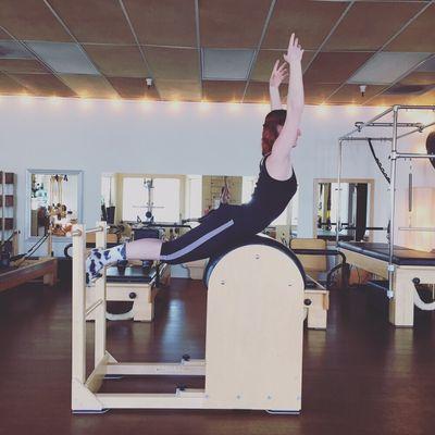 Mary Silva, our gorgeous Pilates instructor