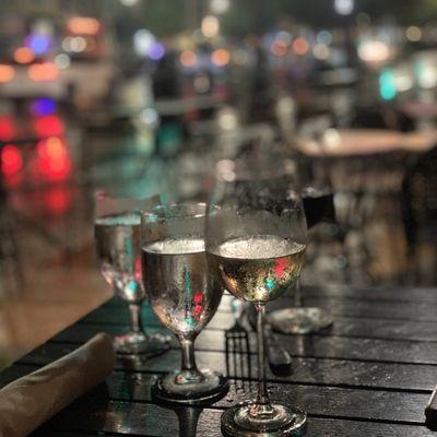 Outdoor Cuban dining  and adventurous stormy night.