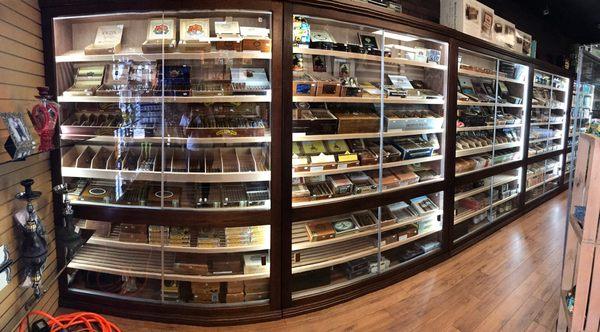 Stop by and checkout the newly remodeled humidor!!