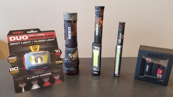 We have a great selection of flashlights!