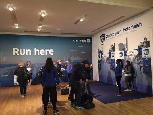 2016 NYC Half Expo @ United Airline booth