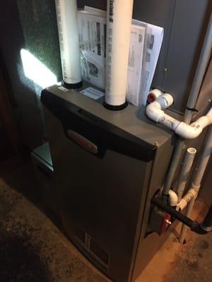 Replacement furnace.